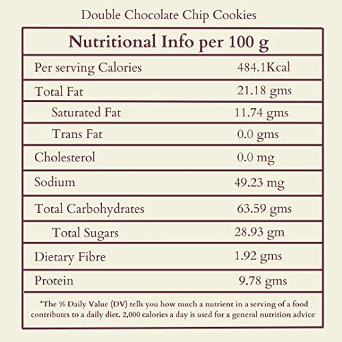 Image of The Wise Combo of Baker Double Chocolate Chip Cookies 200 GM with Almond Honey Oatmeal Cookies 200GM