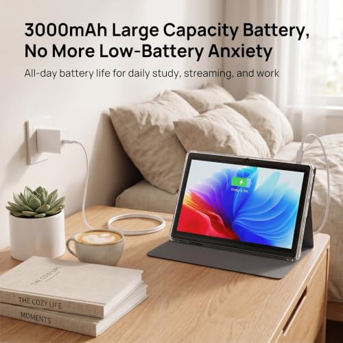 Image of DIGITHINK Tablet 7Inch Android 14.0 with Protective Case, 8GB(3+5GB Expand) RAM+ 32GB ROM, IPS Screen, Dual Camera, Bluetooth 5.0 WiFi Tab (Black)