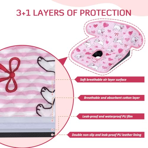 Image of INFANZIA Dry Seat,Car Seat Protector Waterproof Carseat Liner Potty Training Toddlers, Baby and Infants, Piddle Pad for Carseats Strollers (Cat, 1 Pack