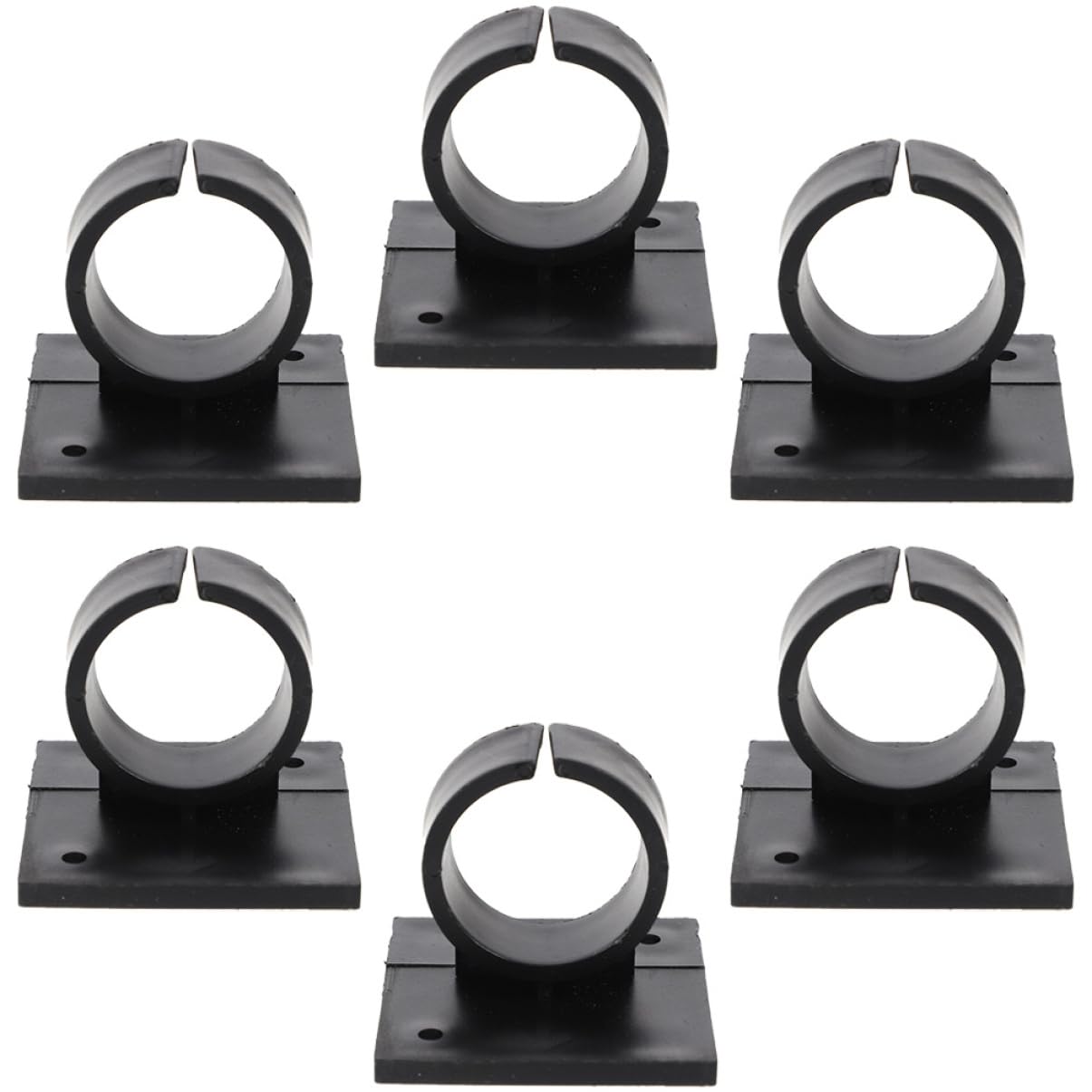 POPETPOP 6pcs Mount Clips Desk Clamp Adhesive- Holder Desk Mic Holder for Mics Mounting Bracket