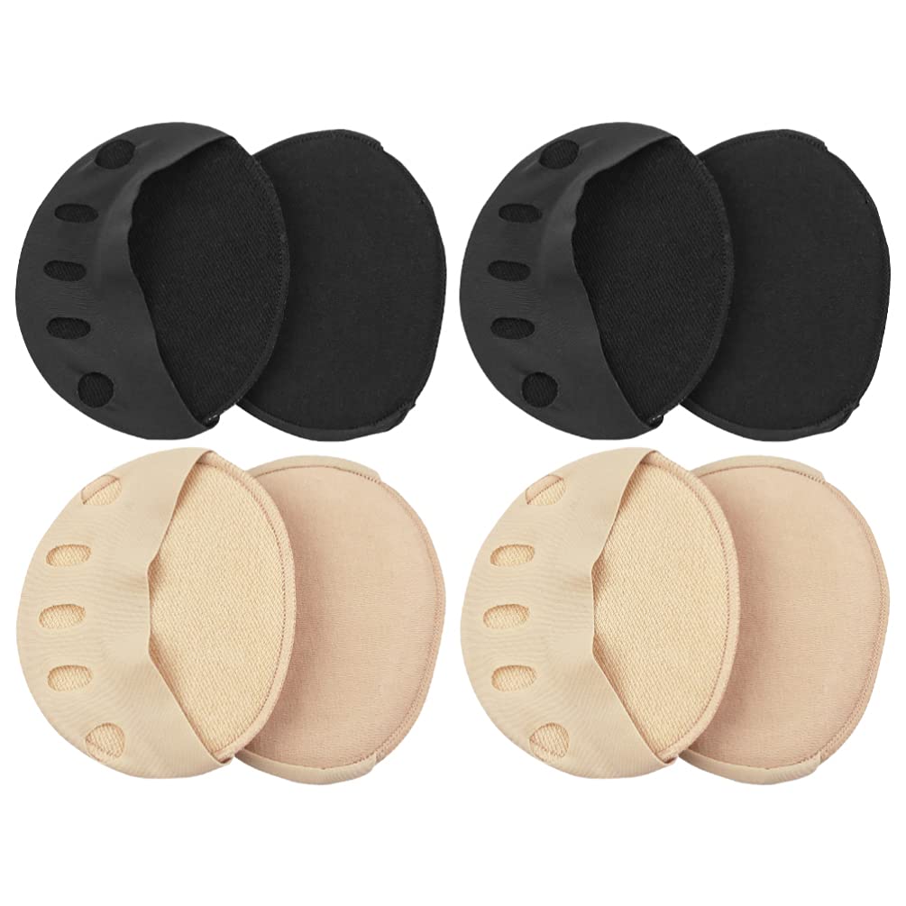HEALLILY Forefoot Pad 4 Pairs Honeycomb Fabric Metatarsal Pads Forefoot Cushioning Shoe Support Toe Socks Foot Cushions Support Sleeves (B09499535T) Amazon Price History, Amazon Price Tracker