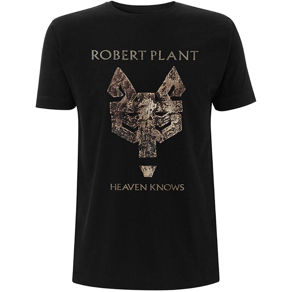 Robert Plant Men's Heaven Knows Black T-Shirt