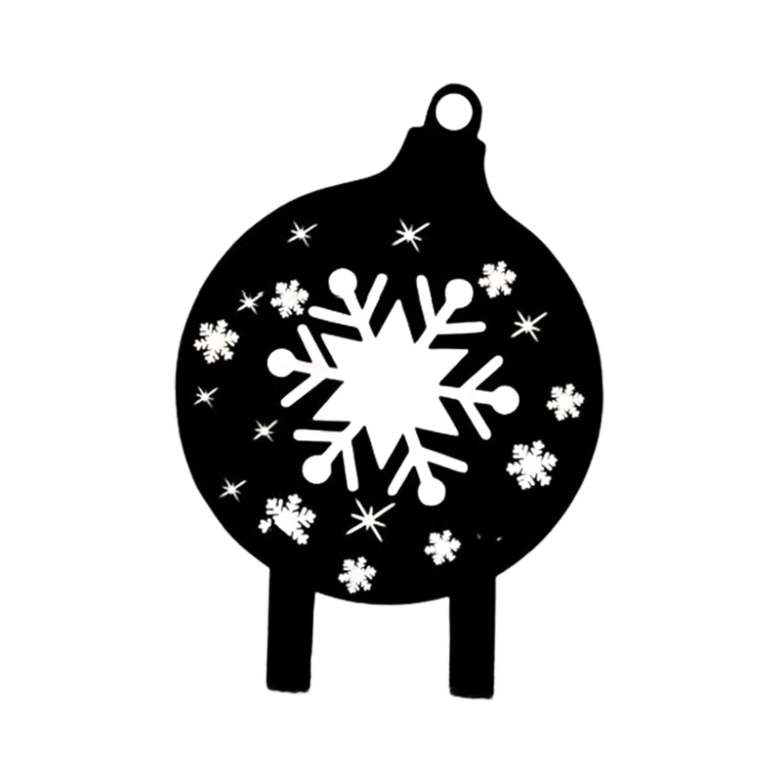 Creations Christmas Yard Signs Decor Hollow Snowflake Stake for Home Walkway Landscape Style B|Home Decor|Figurines-image-3