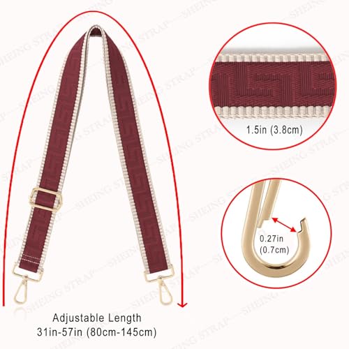 Image of Purse Strap Replacement Crossbody Handbag Shoulder Strap Adjustable