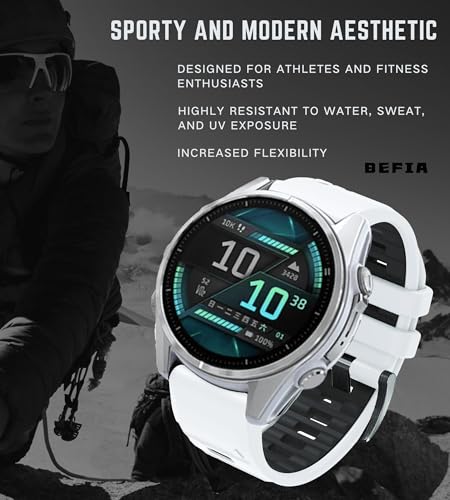 Image of 22mm Watch Band for Garmin fenix 8 47mm 5 6 fenix 7 sapphire solar band Quick Fit 22 Watch Bands for Garmin Watch Forerunner 965 955 epix gen 2 47mm Strap Comfort for Men Women