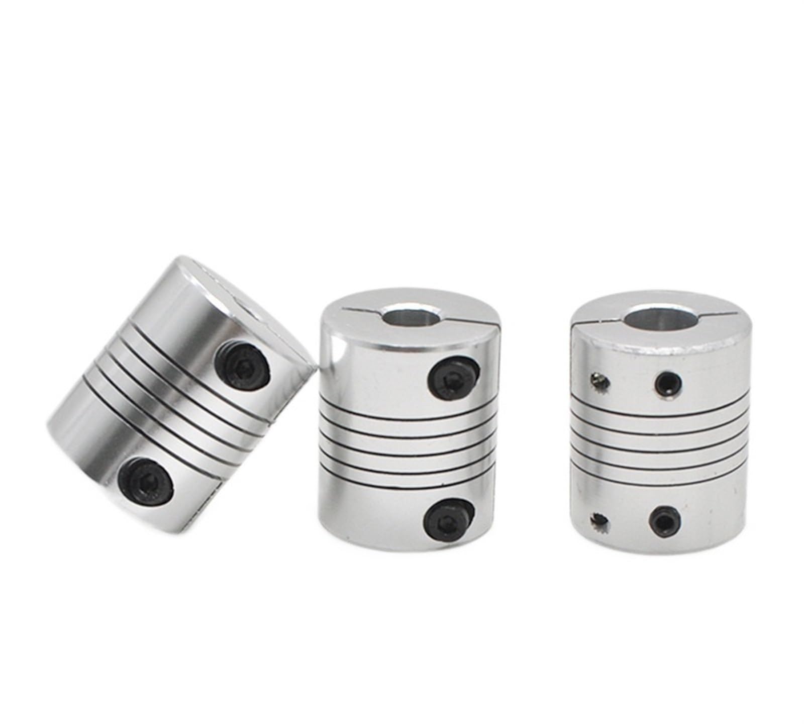 Conector de acoplamiento flexible de flor de ciruelo 1 Uds D32L40 acoplamiento de eje de aluminio conector de Motor de acoplador Flexible(15mm-15mm)
