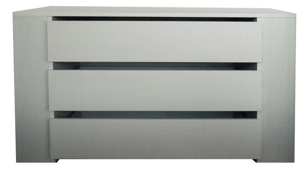 Schubkasteneinsatz Luv Schubladeneinsatz Kleiderschrankzubehör Zubehör Kleiderschrankeinteilung grau Schränke Rastermaß 50cm/100cm 96x54x43cm