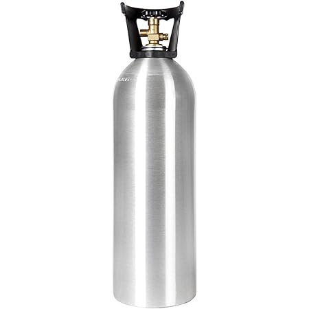 Kegco 20 Lb Aluminum CO2 Tank – Lightweight, High Pressure For Kegerators & Home Brewing