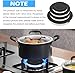 Gas Stove Burner Caps Set - High Performance Cooker Lids - 1 Large, 1 Small, 2 Middle