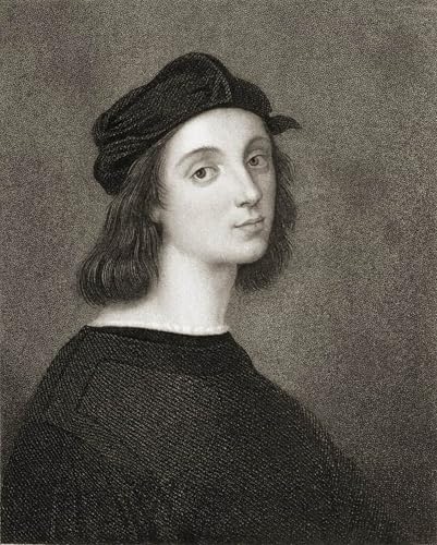 Impression d'affiches Raphael Art toile de portrait pour décoration murale d'un bureau élégant