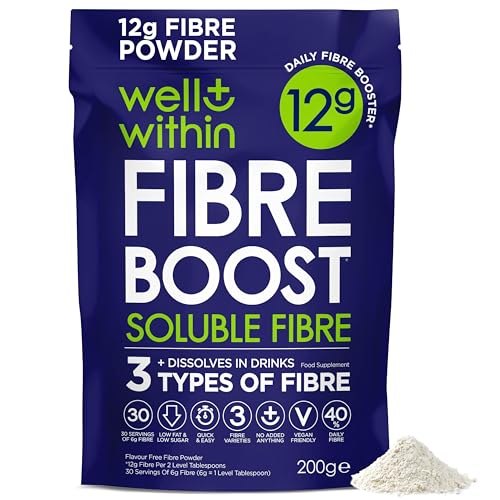 12g Soluble Fibre Supplement 3in1 Fibre Powder Well Within