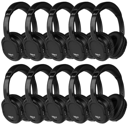 Image of Talent Silent Disco Noir Premium Headphone 10 Piece Expansion Pack