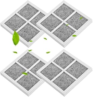 EEEKit 4 Pack Refrigerator Air Filter Fridge Freezer Air Purifying Fresh Flow Fridge Filter Machine Replacement Accessories for LG LT120F Kenmore Elite 469918