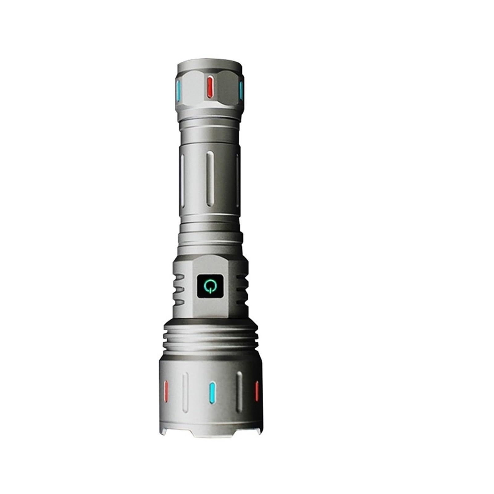 Ngtfdcp White Rechargeable Torch, 2Pcs Bright Flashlight Usb Rechargeable Torch High Power Outdoor Camping For Camping,Hiking(White)