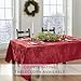 Elrene Home Fashions Poinsettia Elegance Jacquard Holiday Table Runner, 13