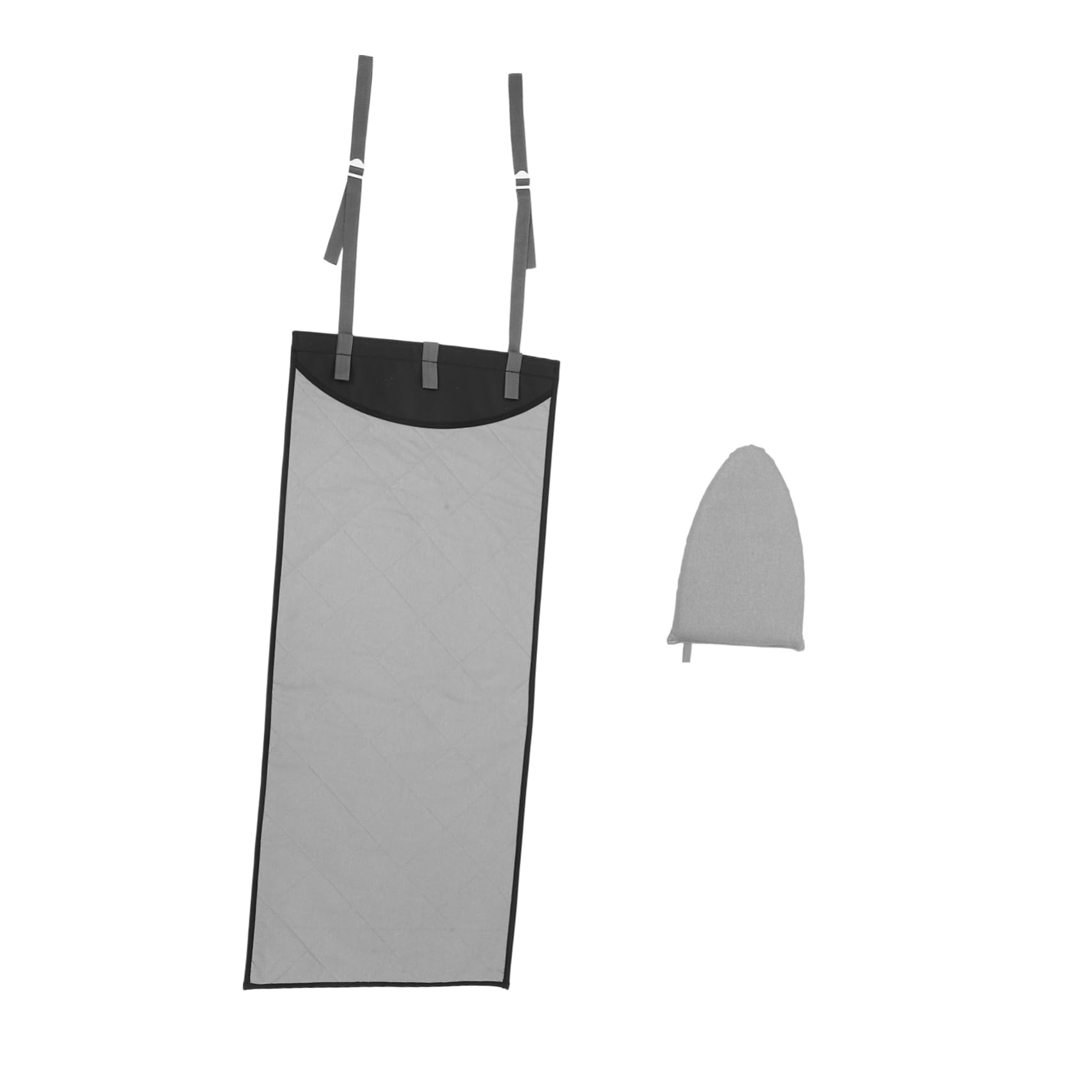 Hängende Bügelmatte für Tür und Reise, Faltbar, Verstellbar, 115x48 cm | Baumwolle, Polyester und Oxfordstoff, Hitzeschutz und Aufbewahrung, für Zuhause und Geschäftsreisen