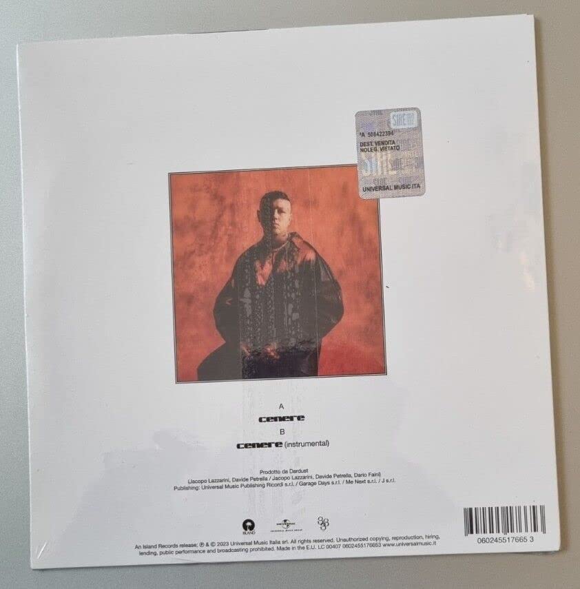 Cenere (45 giri edizione limitata Sanremo 2023)