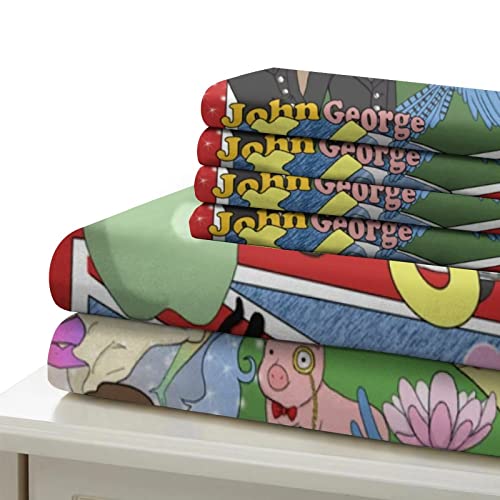 The Beatles 3D Parure De Lit en Microfibre Confortable Douce, avec Fermeture Éclair, avec Et Taie d’oreiller, Ultra Doux… - Les Beatles, Paul McCartney, John Lennon, RIngo Starr, George Harrison The Beatles 3D Parure De Lit en Microfibre Confortable Douce, avec Fermeture Éclair, avec Et Taie d'oreiller, Ultra Doux… – Image 6