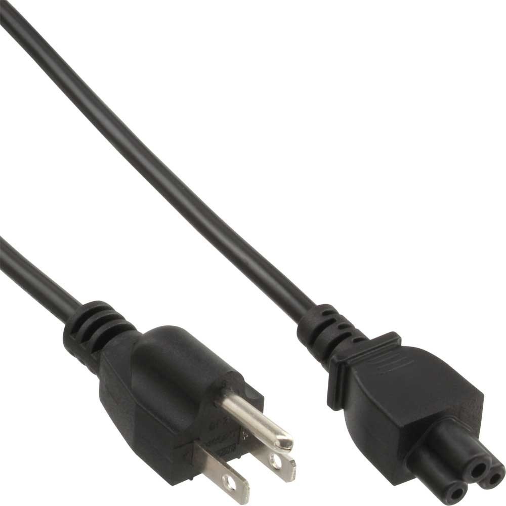 InLine® Laptop Power Cable US/3-Pin Socket 2 m
