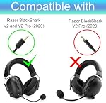 Blackshark V2 Mic Replacement for Razer BlackShark V2 and Pro Gaming Headset - 3.5mm Detachable Game Boom Microphone - LEFXMOPHY