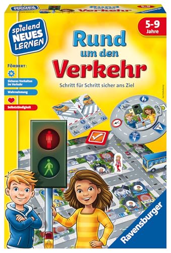 Ravensburger Lernspiel Rund um den Verkehr 24997, Kinderspiel, ab 5 Jahren,...