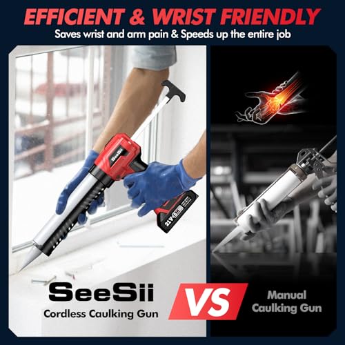 Seesii Cordless Caulking Gun