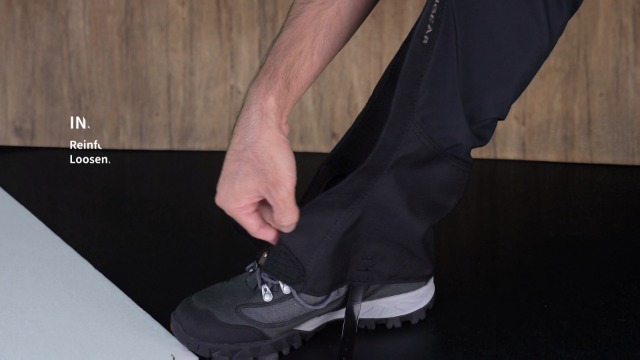 Likloks Adjustable Leg Gaiters For Men & Women - Lightweight & Waterproof Gaiter For Hiking, Snow, Trail - View #3