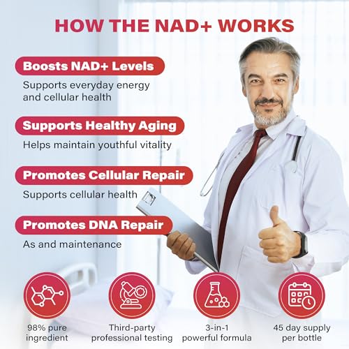 zooone- nad supplement 30pcs premium nicotinamide riboside amp resveratrol dna repair amp healthy aging advanced nad supplement for men amp women boosts cellular energy