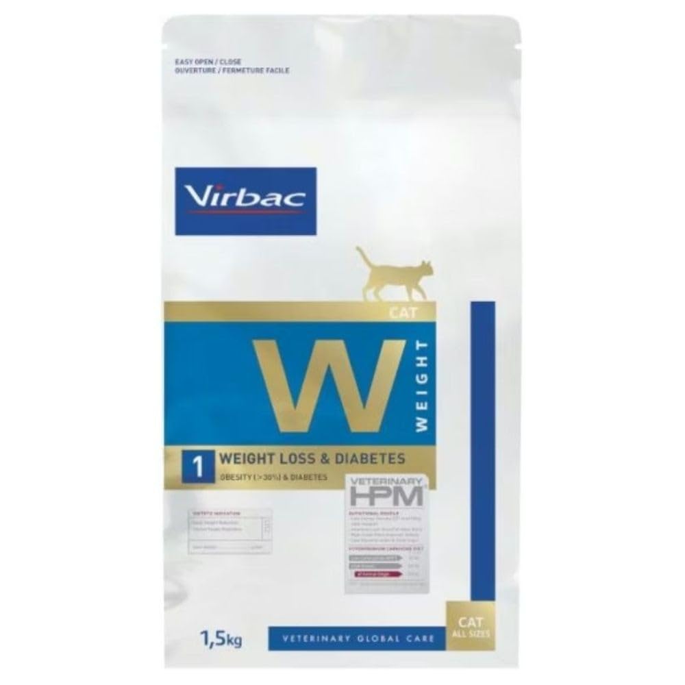 VIRBAC HPM Feline Weight Loss Diabetes W1 7KG