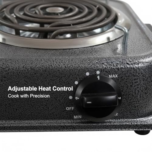 Image of Drumstone 2000W Electric Coil Cooking Heater with G-Coil Hot Plate - Heavy Duty Single Burner Electric Stove for All Metal Utensils | Portable Cooking Heater (15 Years Warranty)