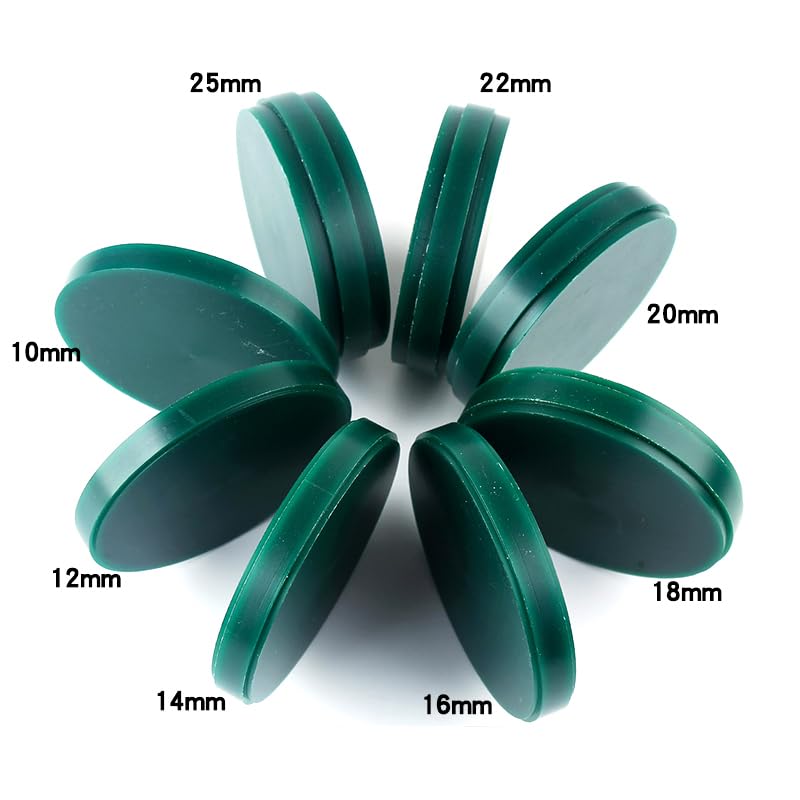 5 Discos de Cera Dental, Materiales de Laboratorio, Herramientas for Laboratorio de odontología, Tallado CAD/CAM, Bloque de Cera Verde, 98 x 12-25 mm(98mm 25mm)