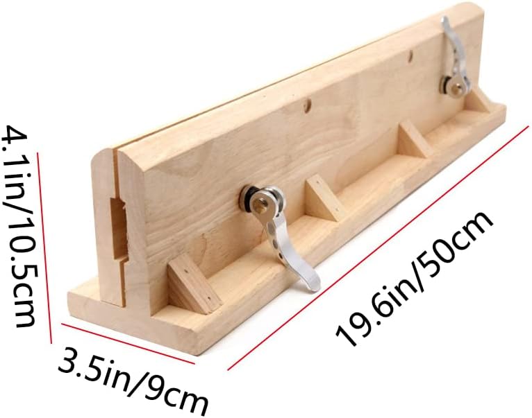 Singring Leather Stitch Pony Leather Sewing Clamp Wooden Leather Holder for Sewing Desktop DIY Craft Retaining Clip