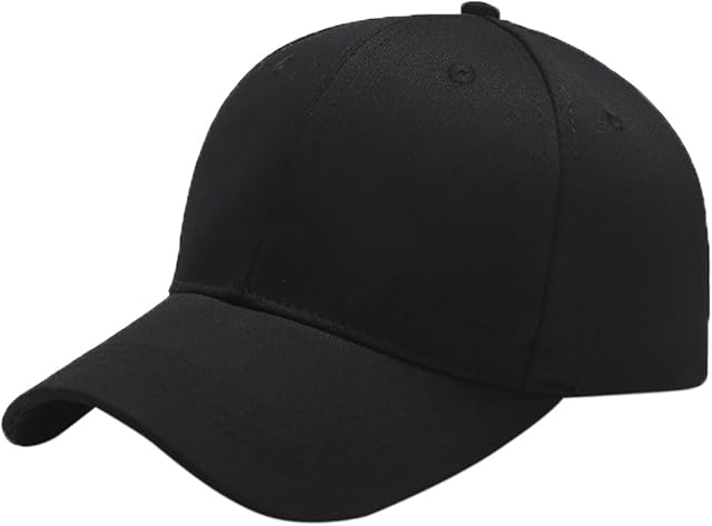 Breampot Baseball Cap Casual Unisex 6 Panel Adjustable Cotton Plain Sports Sun Hat