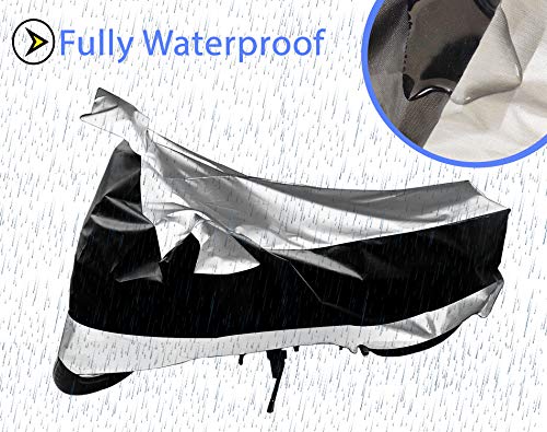 Image of Kandid Silver Tvs Fiero F2 Waterproof Bike Cover