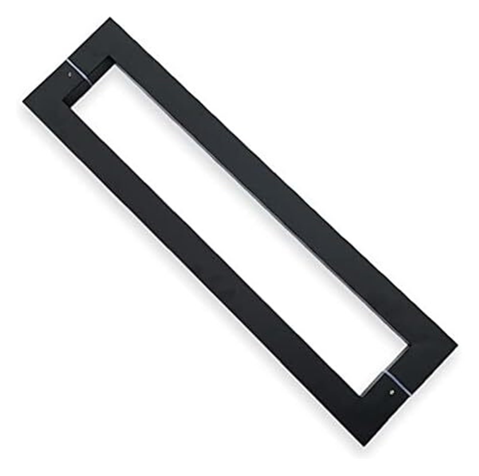 LQZAXSRDR Sliding Barn Door Handle, Stainless Steel Glass Door Handle Barn Shower Entry Multicolor Multi Sizes 2 Pack(Matte Black,94cm (37")*90cm)
