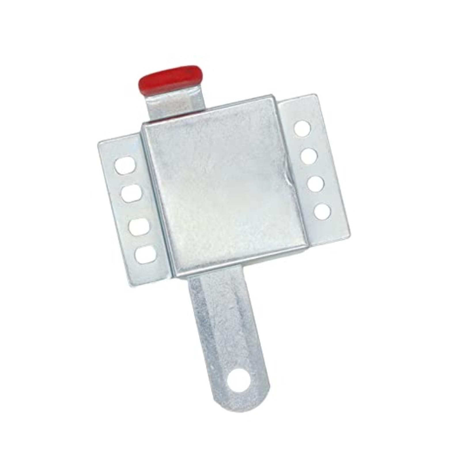 2 Pieces Heavy Duty Inside Deadlock, Galvanized Steel Garage Door Slide Lock for Most Doors, Locking Sliding Latch for Garage Door