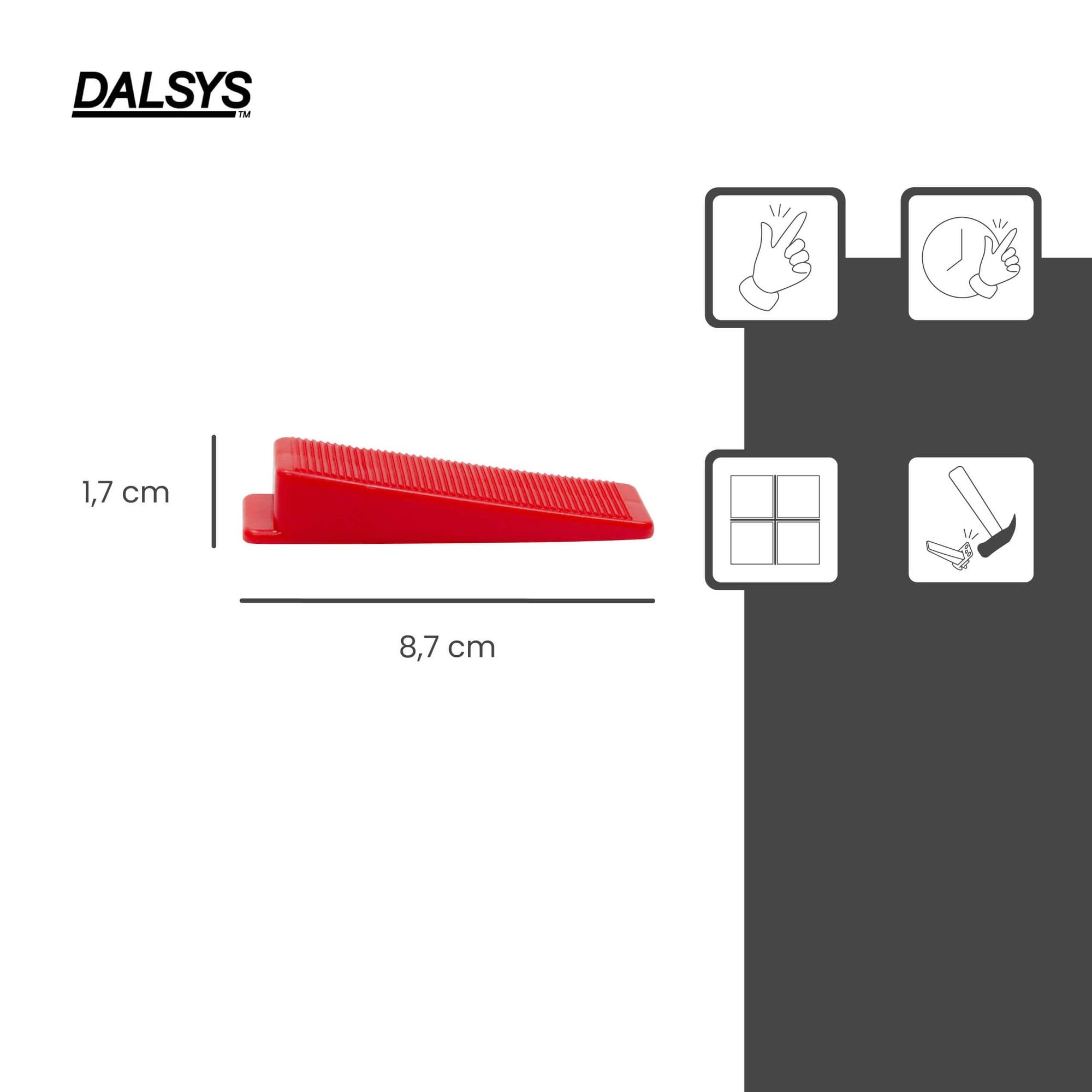 Croisillon Autonivelant – 1000 Cale, Kit de Pose, Outil Carreleur pour Carrelage, Kit de Nivellement pour Carrelage