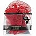 Bellanomi African Exfoliating Net Sponge, Authentic, Ethically sourced from Nigeria, 45 inches Long, Back Scrubber for Daily use (Red)
