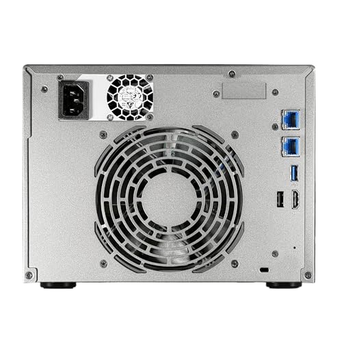 Image of Asustor Lockerstor 6 Gen2+ AS6706T v2 6 Bay NAS, Intel Quad-Core CPU, Dual 5GbE Ports, 8GB DDR4, 4 M.2 SSD Slots, HDMI, Plex Media Server, Network Attached Storage for Video Creators (Diskless)