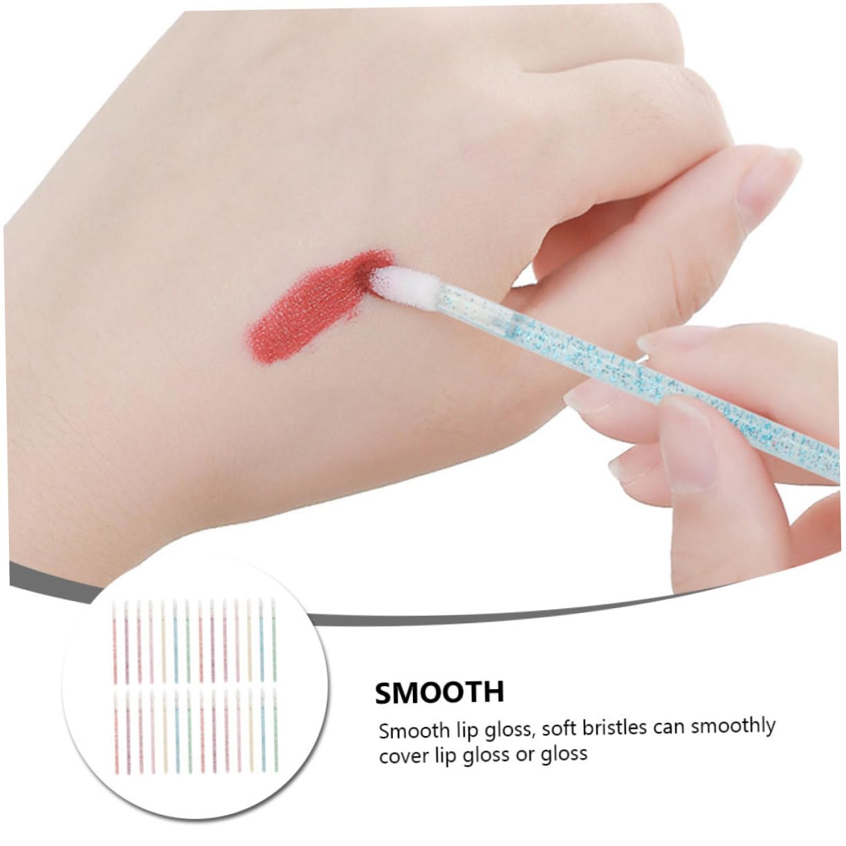 350pcs Disposable Lip Brush Applicator Makeup Tool Lipstick Makeup Brush