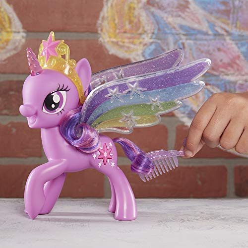 Figura Asas De Arco-íris Twiligh Sparkle, My Little Pony, Rosa/roxo