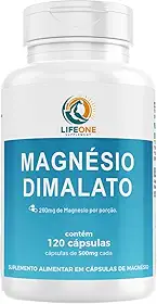 Magnesio Dimalato 120 Cápsulas Life One