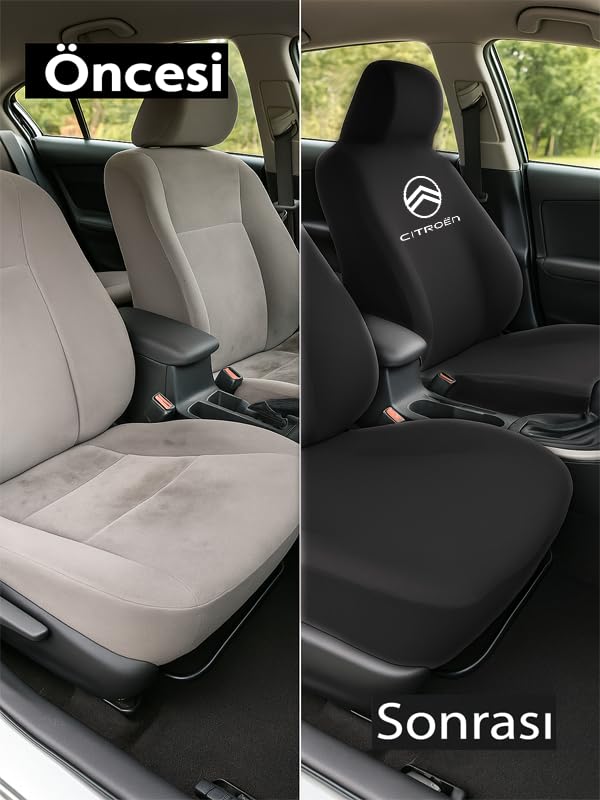 Oto koltuk kilifi seciminde kalite isteyenlere Citroen Cactus ile uyumlu ozguvenli secim Siyah