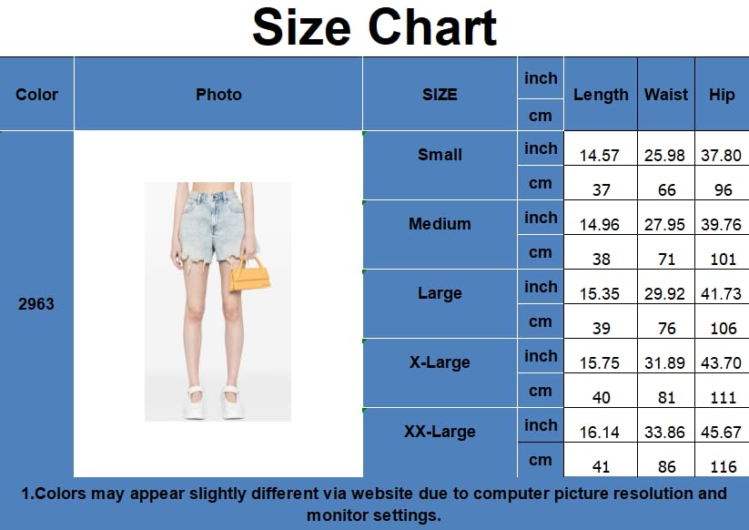 SperLucky Jeans for Women High Waisted Stretchy Short Jeans Loose Leg Denim Short Pants3