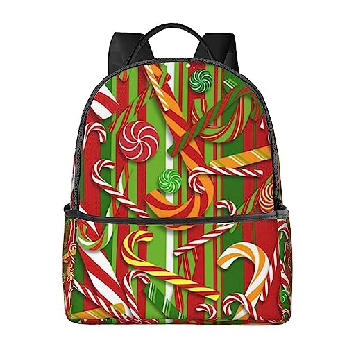 Sac à dos de voyage imprimé Joyeux Noël noir taille unique pour PC et sport