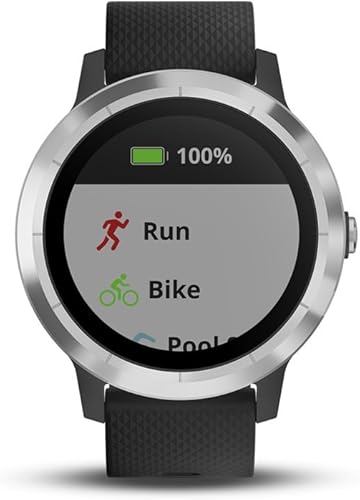 Miniatura 2 de Garmin Vivoactive 3 GPS Smartwatch con aplicaciones deportivas integradas negroplateado renovado