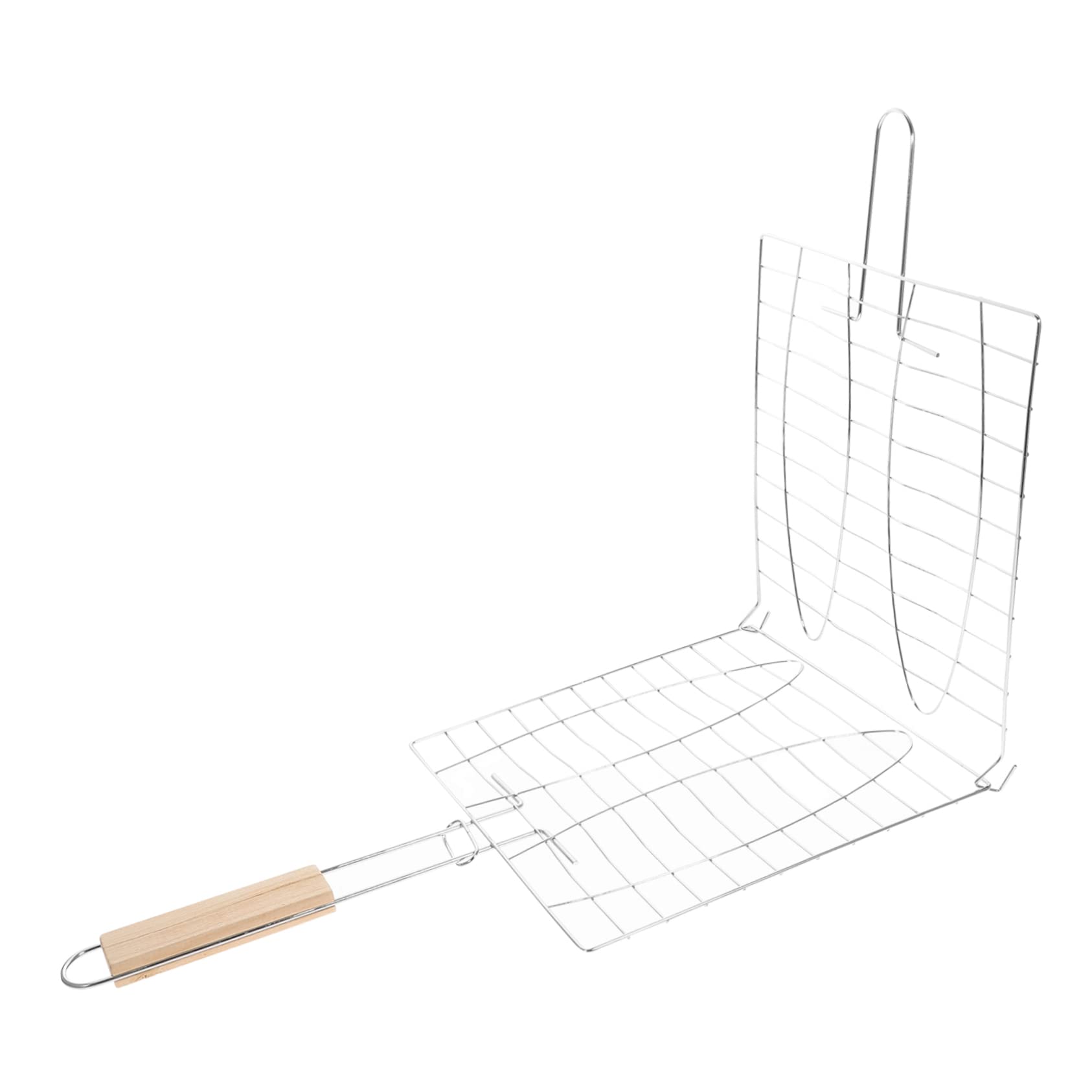 Mipcase High-resistant Bbq Net Clamp Bbq Clip for Grilling Baskets for Family Dinners Random