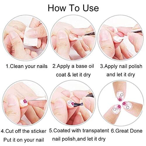 Heart Nail Stickers - 7 Sheets Hearts Nail Decals For Women - 3D Self Adhesive Heart Nail Art Stickers - Gold Hollow Love Heart Nail Designs Diy Valentines Manicure Decorations Accessories Craft #TOP6