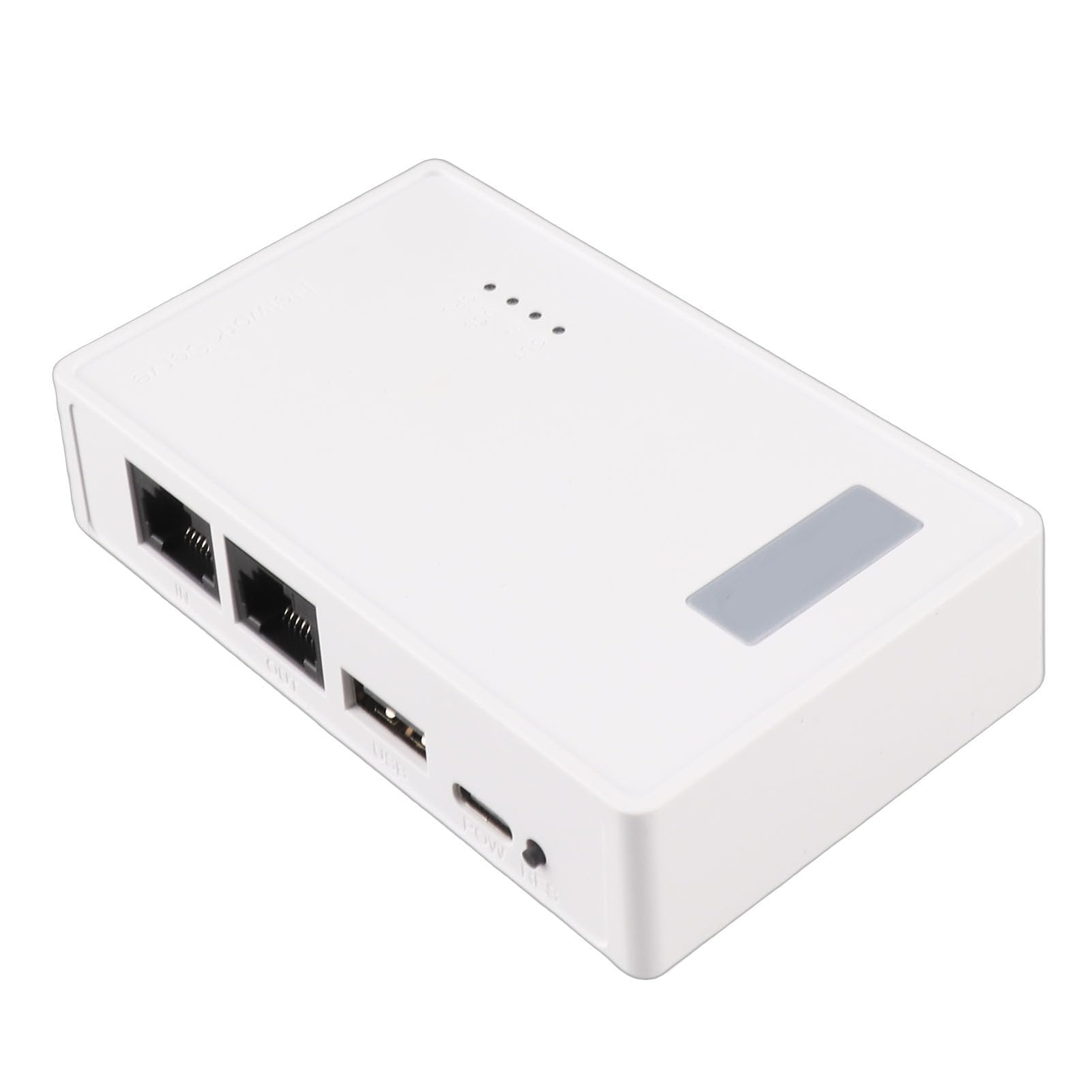 Servidor de Impresión Inalámbrico USB, Servidor de Impresión de Alta Velocidad de 480 Mbps para Acceso Multiusuario en Casa/Oficina, Blanco, 1 Unidad