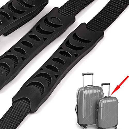 Image of 4 Pcs Luggage Handle Strap Replacement Carry Handle for Luggage Suitcase, Black